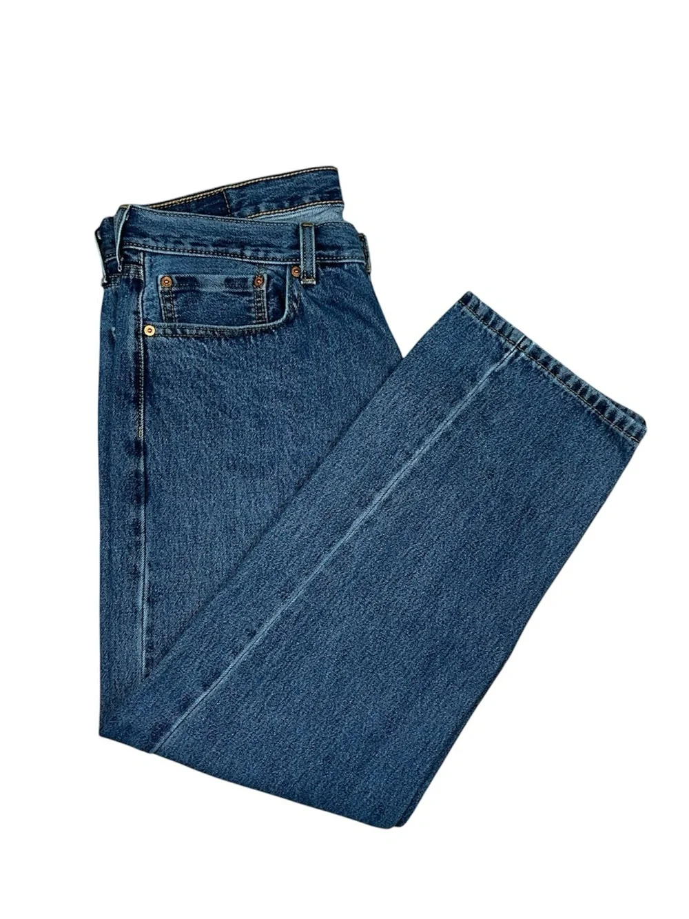 MEN’S LEVI’S 505 REGULAR FIT JEANS medium wash EUC size 36x30 100% COTTON